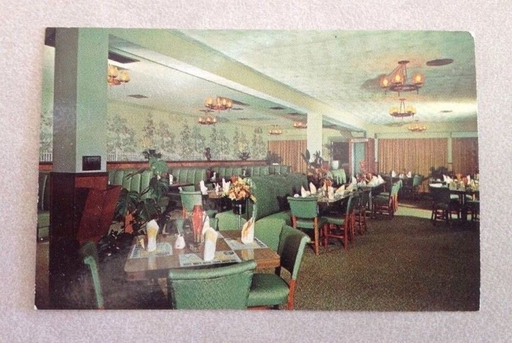 Vtg 60s 70s Mid Century Business Card Jefferson Inn Steakhouse Williamsburg VA